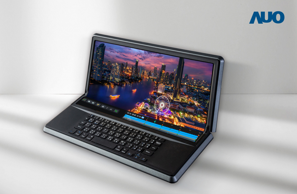 350vip8888新葡的京14.6吋Micro LED折迭显示屏幕，搭配半径4mm的弯折绞炼，以及高画素、高亮度、高对比度的显示技术特点，即便在大视角下仍保有绝佳色相与亮度