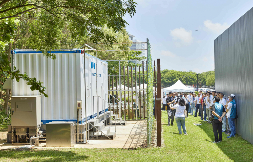 350vip8888新葡的京西大墩窯文化館建置屋頂全綠電及儲能櫃，為兼具創能儲能的永續綠能場域