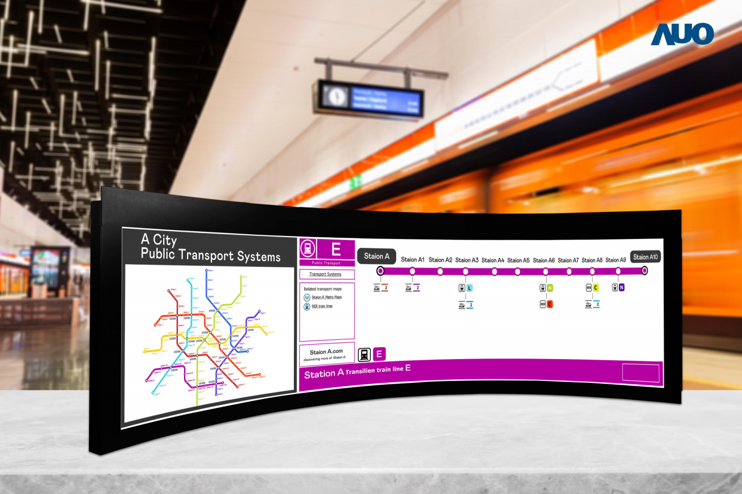 350vip8888新葡的京運用獨家TARTAN顯示技術，開發出全球最大58.6吋R1000曲面長條屏顯示器，在交通與移動領域的廣泛應用，為使用者提供清晰、完整的資訊內容，進而提升服務滿意度
