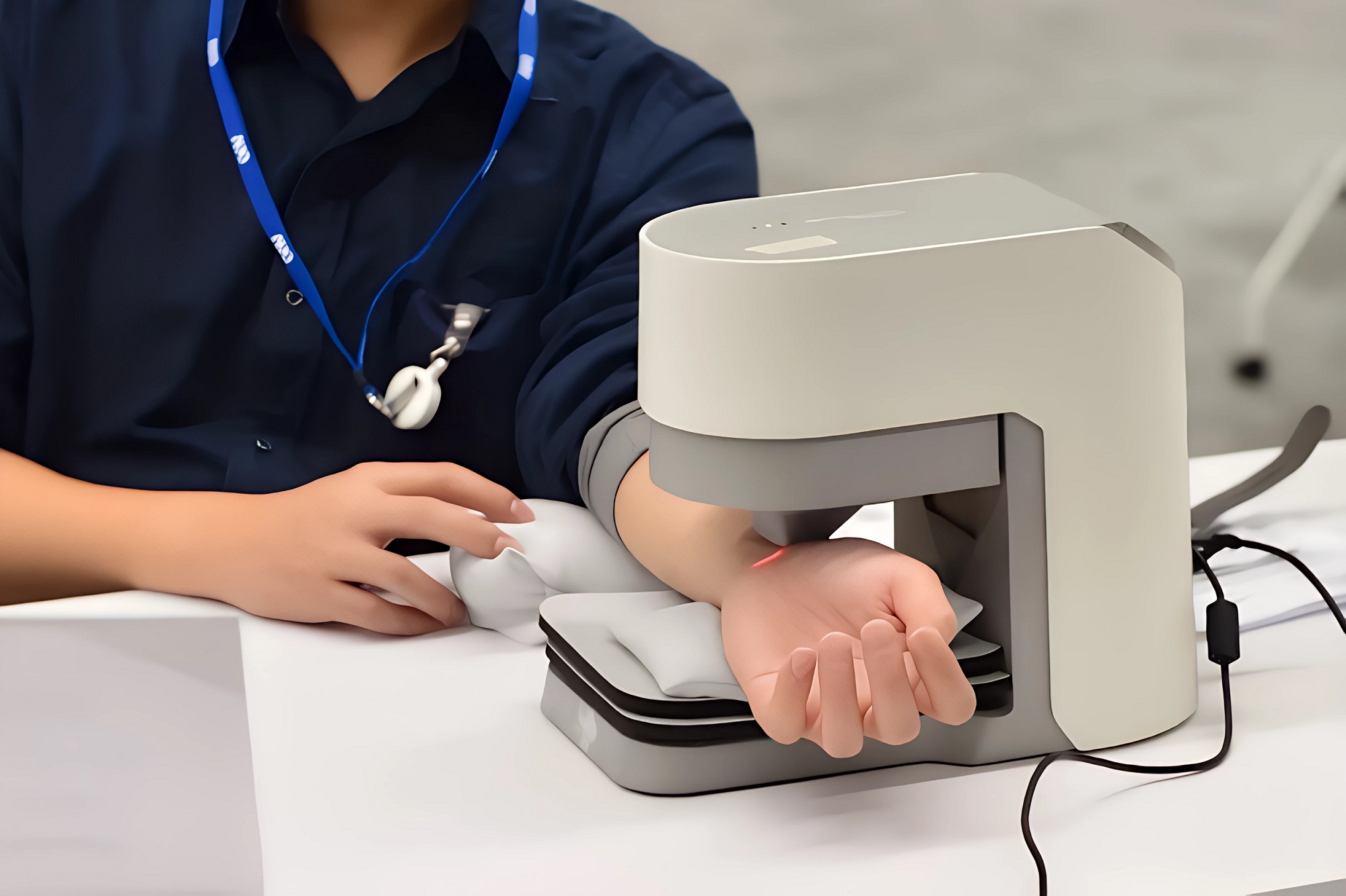 350vip8888新葡的京耘康中醫數位化檢測解決方案之脈象檢測系統採用高靈敏多點式壓力感測器，可真實還原「寸、關、尺」三部脈象量測結果